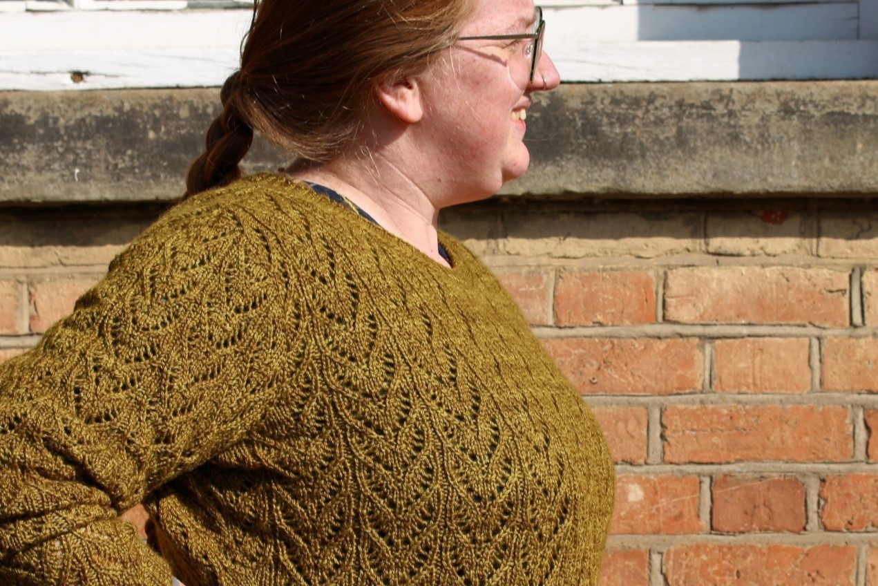 Adora | Lace Heart Sweater